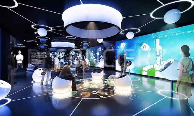 哈爾濱展館展廳設計公司分享如何做好科技展廳裝修設計